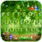 آیکون‌ Green nature Keyboard Theme green leaf