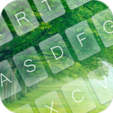 GO Keyboard Green Nature أيقونة