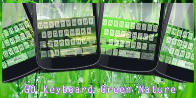 GO Keyboard Green Nature Affiche