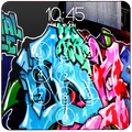 Party Graffiti Street Art Wallpaper Lock Screen HD