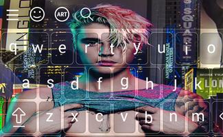Keyboard for Justin beiber پوسٹر