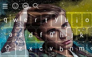 Keyboard for Justin beiber تصوير الشاشة 2