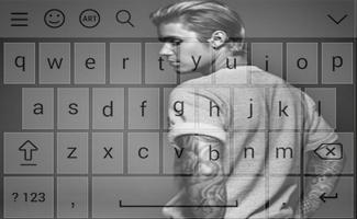 New Keyboard for Justin Bieber & HD wallpapers Screenshot 3