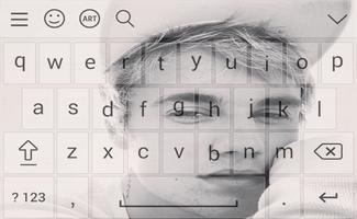 New Keyboard for Justin Bieber & HD wallpapers Screenshot 2