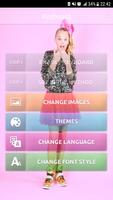 jojo siwa keyboard with HD wallpapers screenshot 1