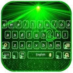 Baixar Laser Verde Teclado Tema luz neon APK