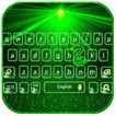 Green laser Keyboard Theme Neon Light