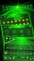 برنامه‌نما Green laser Keyboard Theme Neon Light عکس از صفحه