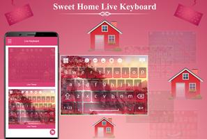 Sweet Home Keyboard capture d'écran 1