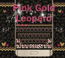 Luxe léopard clavier thème Affiche