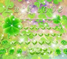 Lucky Clover Keyboard Theme poster