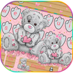 Teddy ours clavier theme mignonne ours amour love