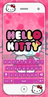 Pink Kitty Keyboard Theme ảnh chụp màn hình 3