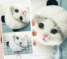 Cute Kitty Cat Live Wallpaper Theme تصوير الشاشة 2