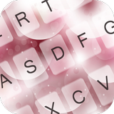 Pink Bubbles Keyboard Theme أيقونة