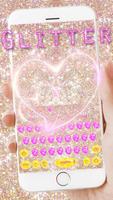 Roze goud glitter liefde thema screenshot 2