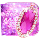 Rose diamant briller clavier Pink Diamond Glitter APK