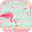 Pink flamingo Keyboard Theme APK