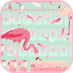 Pink flamingo Keyboard Theme