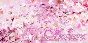 Sakura Flower Keyboard Theme