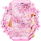 Sakura bloem toetsenbord thema-icoon