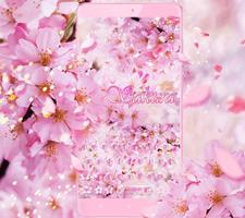 Sakura fleur clavier thème capture d'écran 1