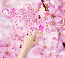 Sakura bloem toetsenbord thema screenshot 2