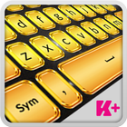 Keyboard Plus Gold Theme icône