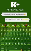 Clavier plus Herbe Affiche