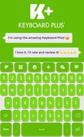 Keyboard Plus Green poster