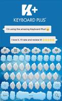Clouds Keyboard Affiche