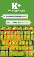 Flowers Keyboard Affiche