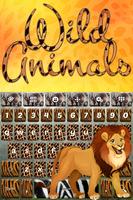 Wild Animals Keyboard Affiche