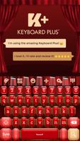 Poster Keyboard Plus Red