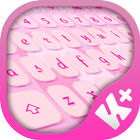 Pink Play Keyboard icon