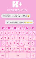 Pink Play Keyboard Affiche