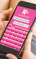 Keyboard Plus Pink captura de pantalla 3