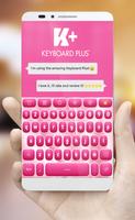 Keyboard Plus Pink Poster