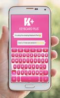 Keyboard Plus Pink captura de pantalla 2