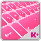 Keyboard Plus Pink HD icono