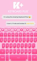 Keyboard Plus Pink HD постер