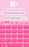 Keyboard Plus Pink HD captura de pantalla 2