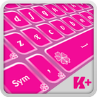 Keyboard Plus Pink Theme icône