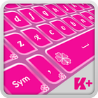 Keyboard Plus Pink Theme أيقونة