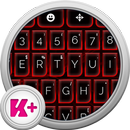 لوحة المفاتيح زائد الأحمر الموضوع APK