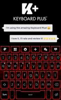 Keyboard Plus Red Theme Ekran Görüntüsü 1