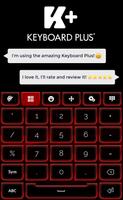 Keyboard Plus Red Theme Ekran Görüntüsü 2