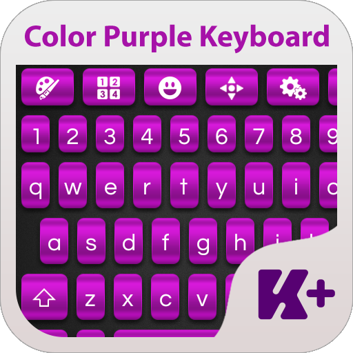 Color Purple Keyboard Theme