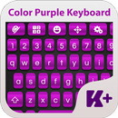 Color Purple Keyboard Theme APK