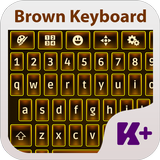 Brown Keyboard Theme icône